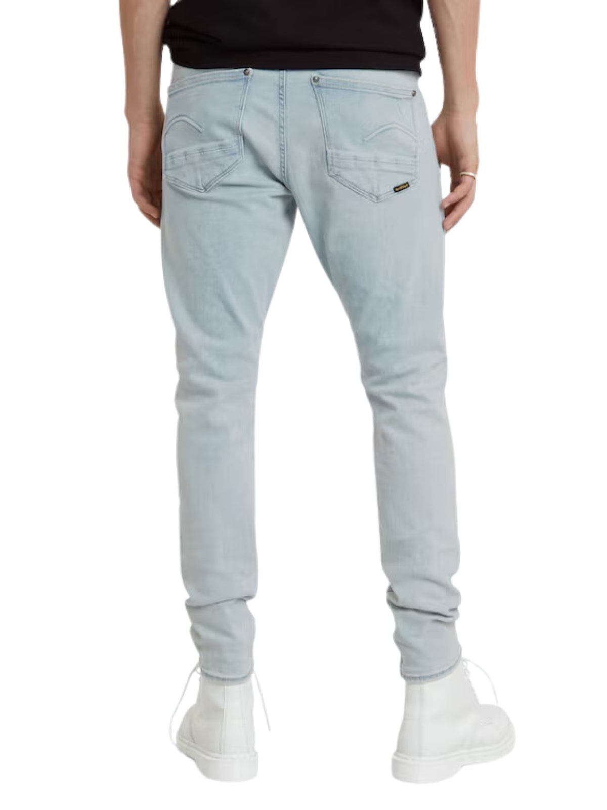 G-Star Jeans Revend Fwd Skinny Sunfaded Blue Jay Destroyed